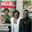 Omotola, Princess and MJ on the cover of Hello! Magazine