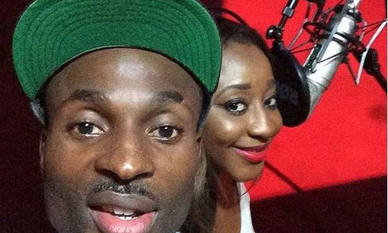 Ini Edo and Da Suspect in the studio