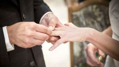Wedding ring exchange