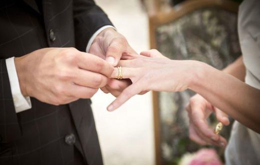 Wedding ring exchange