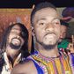 Behind the scene photo of Obrafour with Bisa Kdei