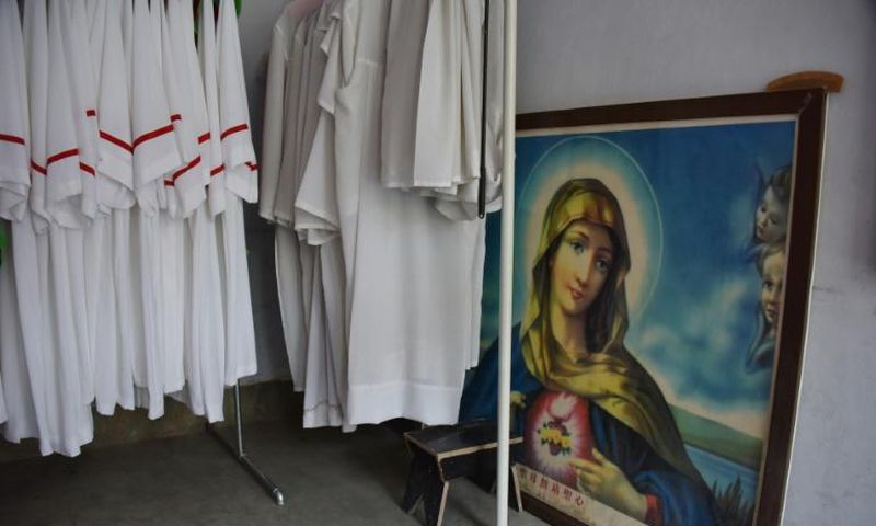 A Catholic Church in China, where around half of the country's 100 million Christians encounters persecution, according to a new report