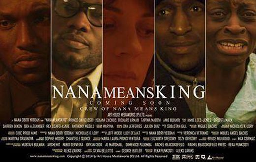 Cast of movie " Nana Means King"