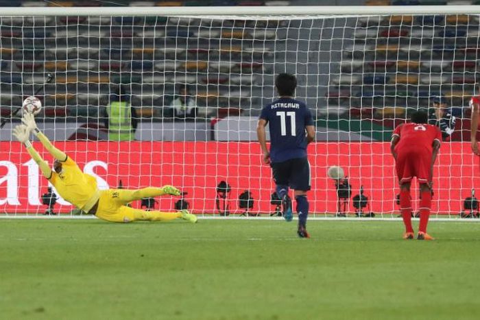 Haraguchi's penalty was enough for Japan to edge out Oman