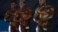 Contestants for the 10th Mr Afghanistan competition