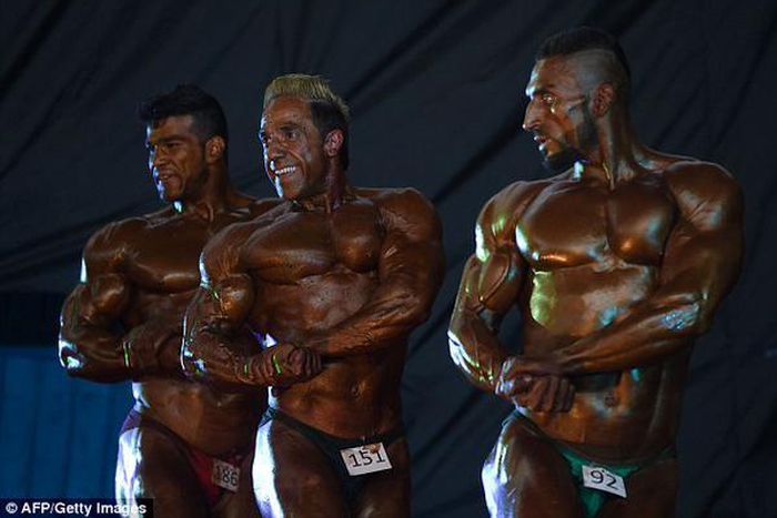 Contestants for the 10th Mr Afghanistan competition