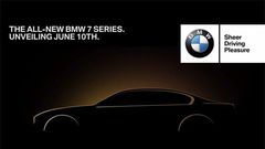 Announcement poster for the unveiling of the new 2016 BMW 7 Series.