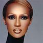 Iman rocks a classic smokey eye makeup