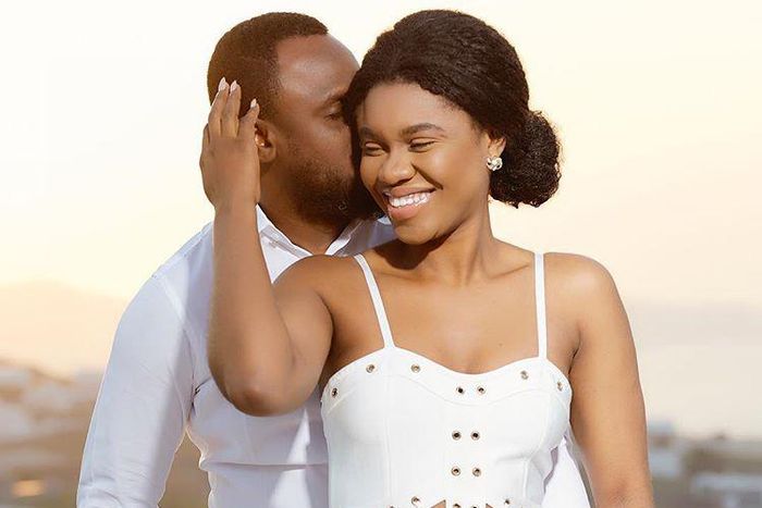 Becca with husband Daniel Oluwa Tobi Sanni