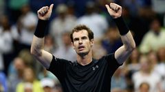 Andy Murray sought heat relief at US Open