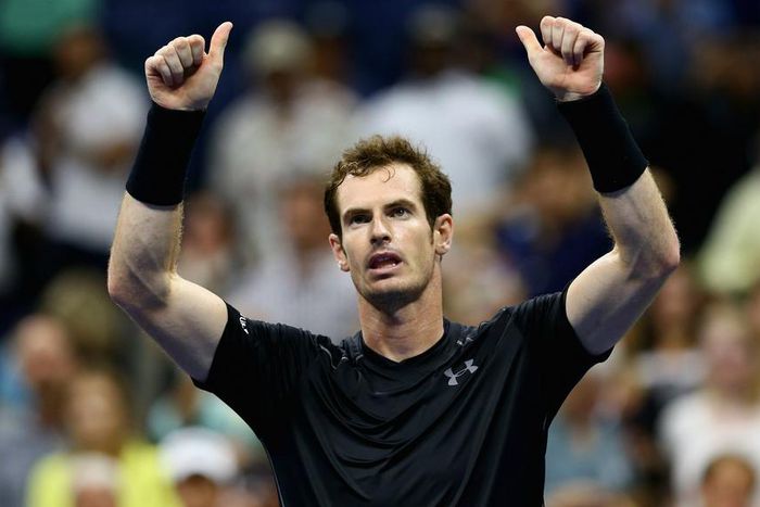 Andy Murray sought heat relief at US Open