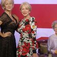 "Spot the fake!" Mirren meets herself in triplicate wax works