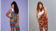 Ankara dungarees