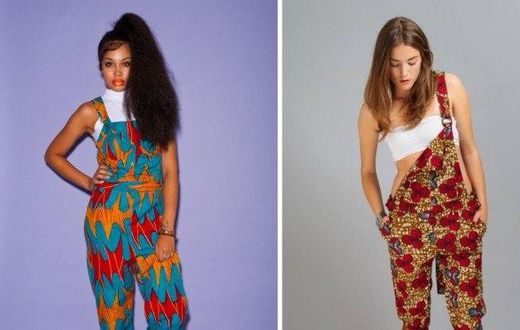 Ankara dungarees