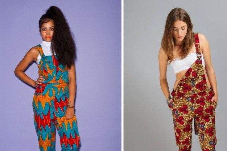 Ankara dungarees