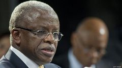 Amama Mbabazi was sacked as prime minister in 2014 after three years in the job