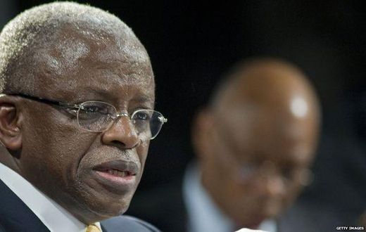 Amama Mbabazi was sacked as prime minister in 2014 after three years in the job