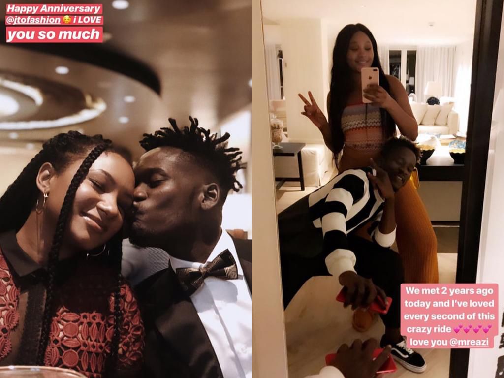 Mr Eazi and Temi Otedola