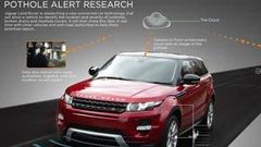 Land Rover's Pothole alert system