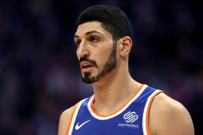 Enes Kanter of the New York Knicks missed his team's game in London over safety fears