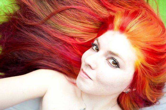 Fire hair trend