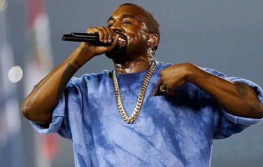 Kanye West performs during the closing ceremony of the Toronto's Pan Am Games