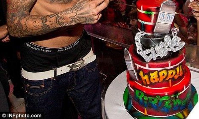 Chris Brown seen here on his 22nd birthday in Las Vegas