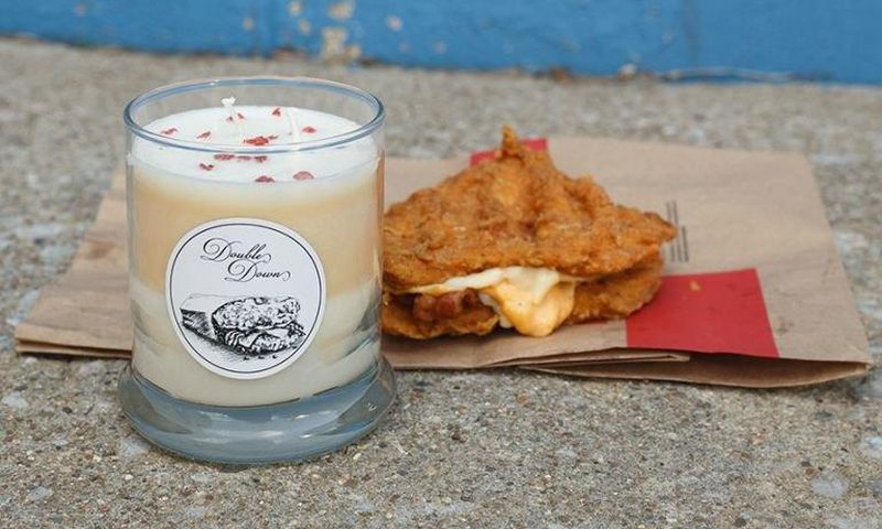 Fried chicken candle. Classic