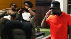 Medikal, Fella Makafui and Medikal