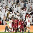 Qatar thrashed the hosts in a hostile atmosphere