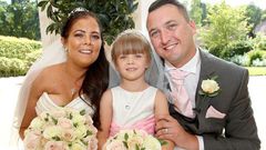 Courtney with Billy and their daughter Dolcie