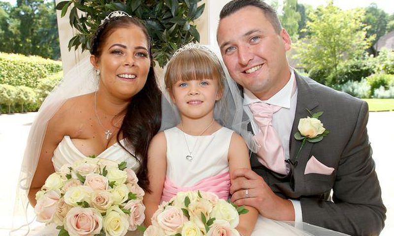 Courtney with Billy and their daughter Dolcie