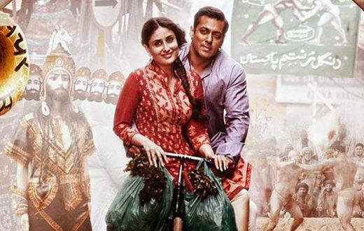 Salman Khan and Kareena Kapoor in Bajrangi Bhaijaan'