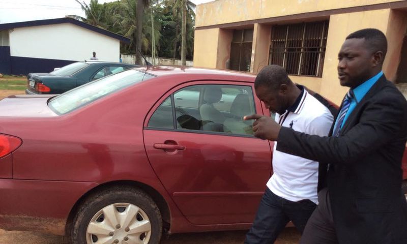  Musah Issah being escorted to court