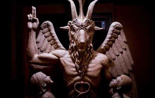 The Satanic statue