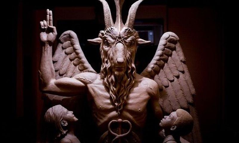 The Satanic statue