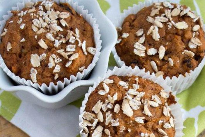Whole wheat carrot cake muffins