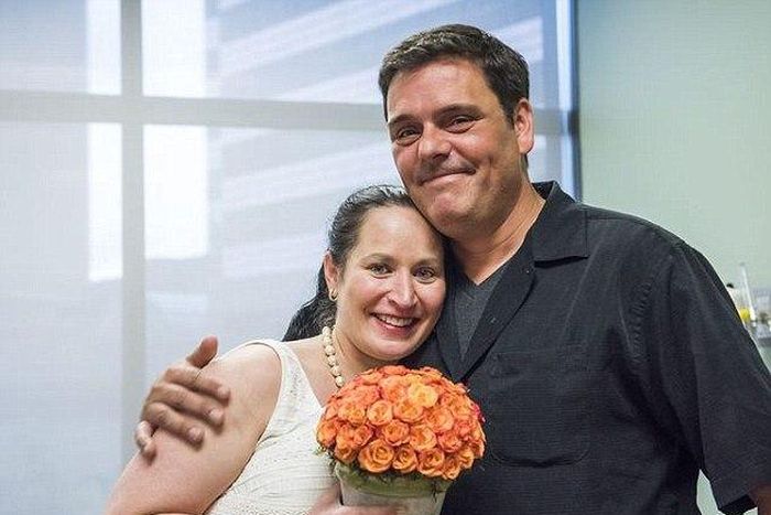 Tallent and Nese, who both believed it to be important to get married before their daughter was born, were wed just hours before baby Sophia arrived