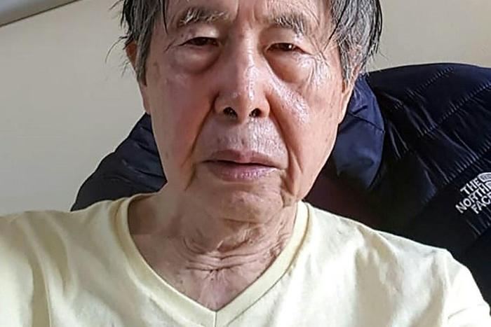 Handout image from the Fujimori family as ex president tries to avoid prison