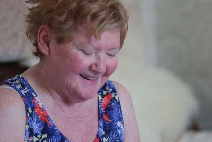 Granny watches herself in a rollercoaster clip that went viral