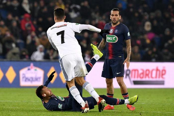 Paris Saint-Germain's Neymar has scored 13 goals in as many league games so far this season