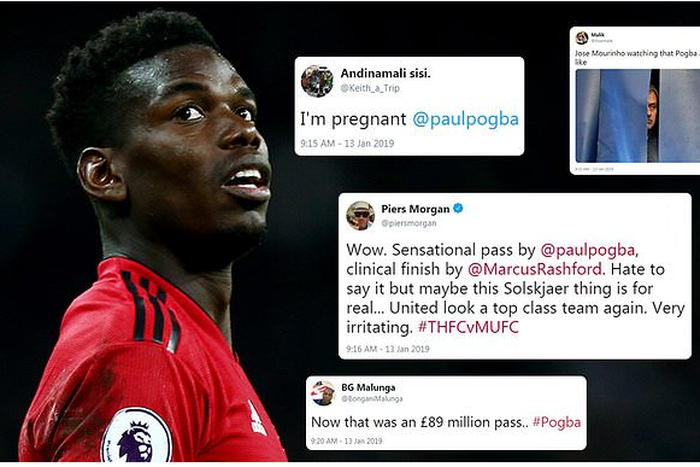 Twitter praises Pogba pass