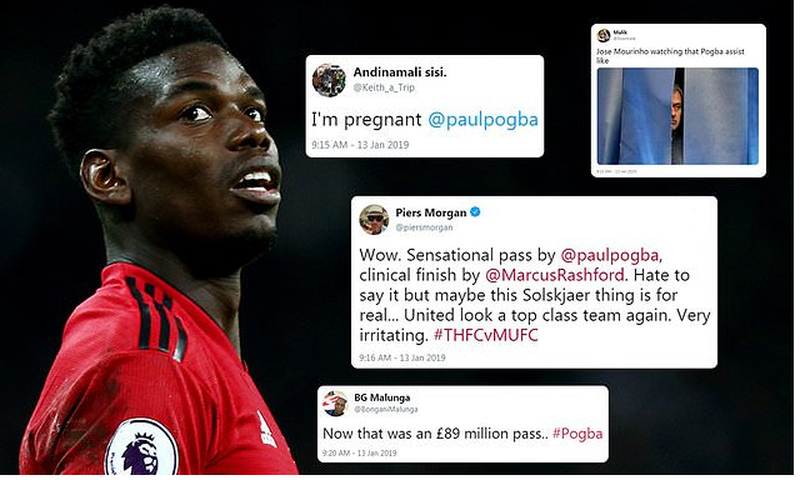 Twitter praises Pogba pass