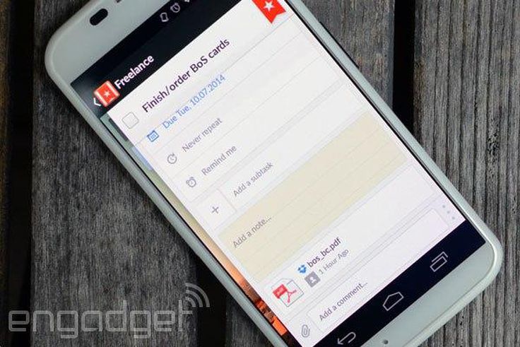 Wunderlist on Moto X
