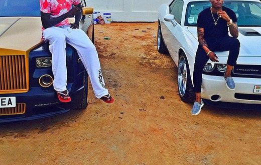 Emmanuel Adebayo treats Wizkid to a treat in Togo