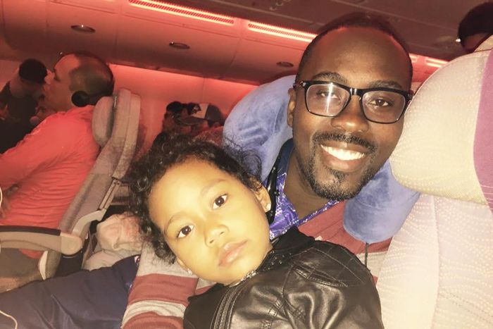 Bro Philemon with his adorable daughter Beatrice Ivy-Joy Ackon