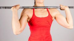 Barbell overhead press
