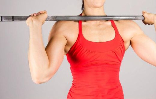 Barbell overhead press