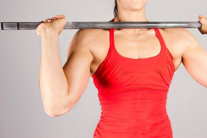 Barbell overhead press