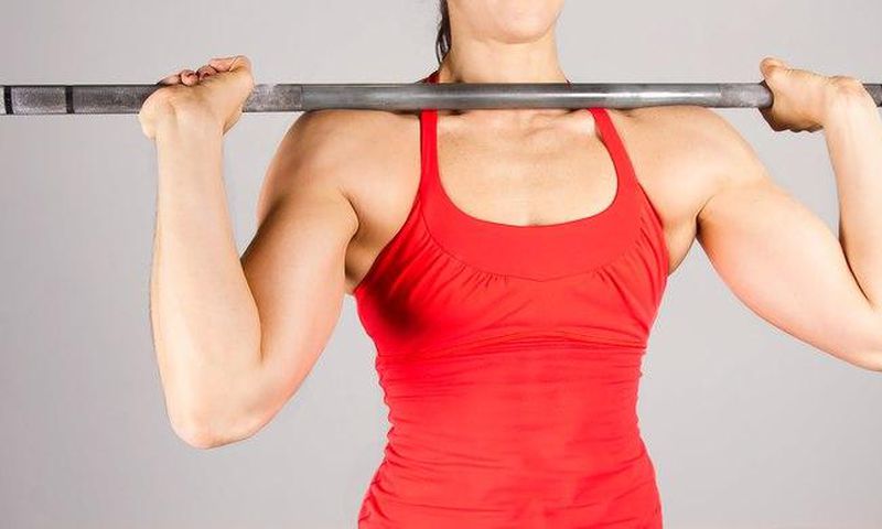 Barbell overhead press